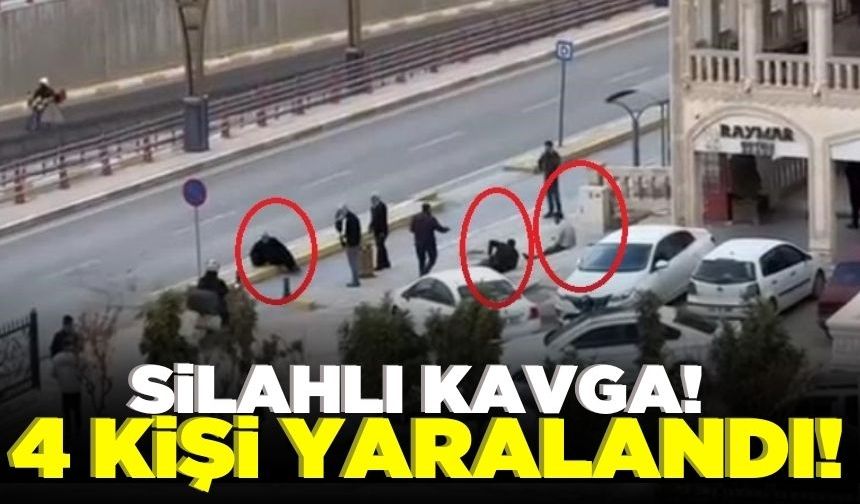 Adliye önündeki silahlı kavgada 4 kişi yaralandı