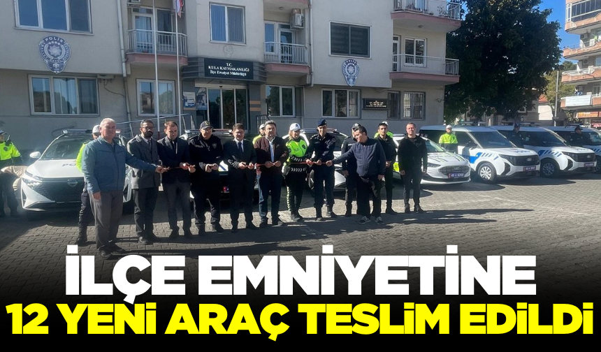 Manisa'da emniyet ekiplerine yeni araçlar gelmeye devam ediyor