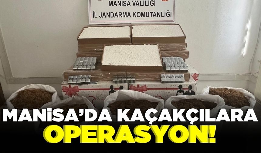 Manisa'da kaçak sigara operasyonu! 5 kişi yakalandı