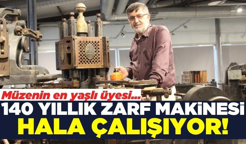 Görenler şaşkına düşüyor! 140 yıllık zarf makinesi zamana meydan okuyor