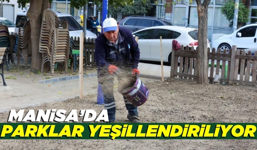 Manisa'da parklarda çocuklar artık daha mutlu olacak