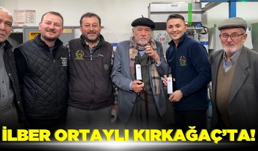 Tarihçi ve Akademisyen İlber Ortaylı Kırkağaç'ı ziyaret etti!