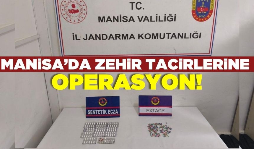 Manisa'da uyuşturucu operasyonu! Uyuşturucu hap ve sentetik ecza ele geçirildi