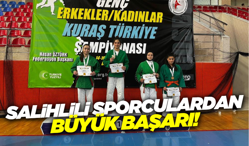 Salihlili sporcular Manisa'yı gururlandırdı