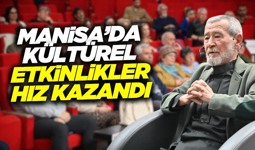 Şair Ahmet Telli, 2. Niobe Edebiyat ve Sanat Söyleşileri'nde Manisalılarla buluştu
