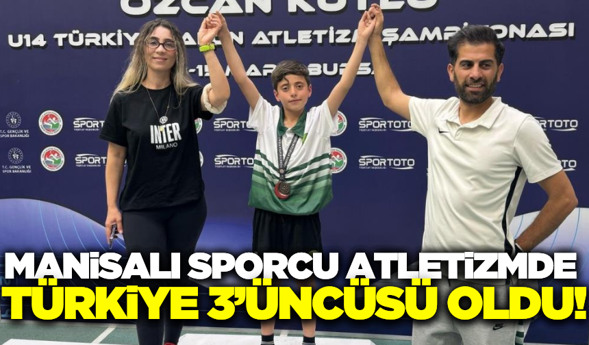 Manisalı sporcudan büyük başarı!