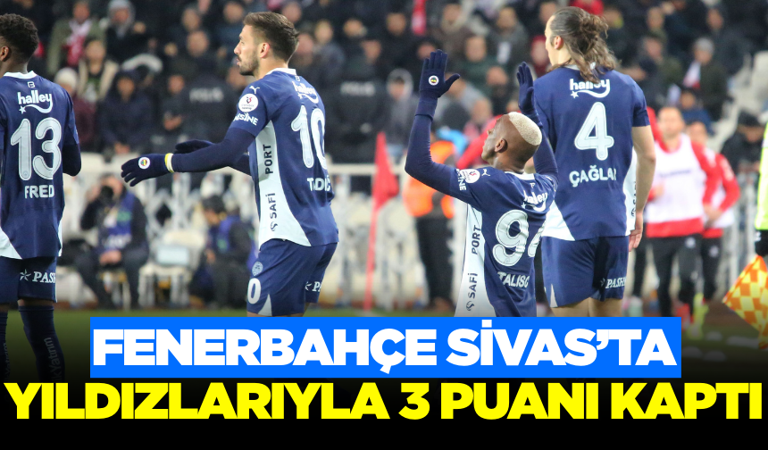 Fenerbahçe şampiyonluk yarışında fire vermedi
