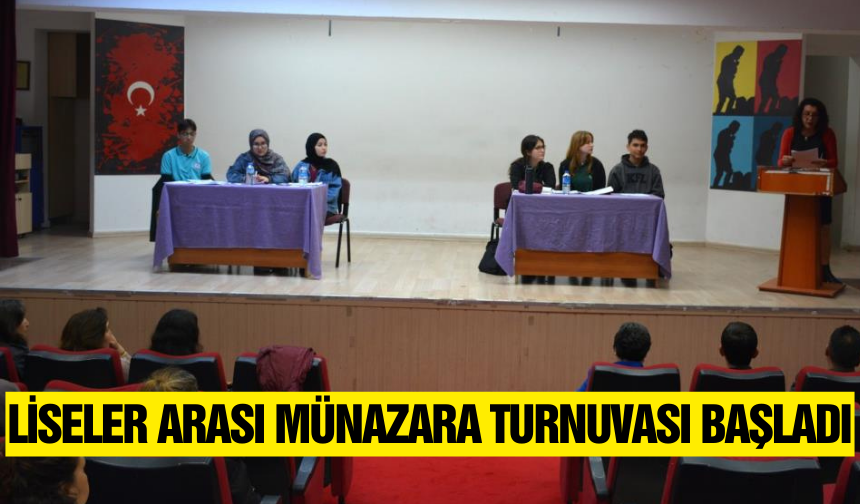 Köyceğiz'de liseler arası münazarada ilk yarı finalistler belli oldu