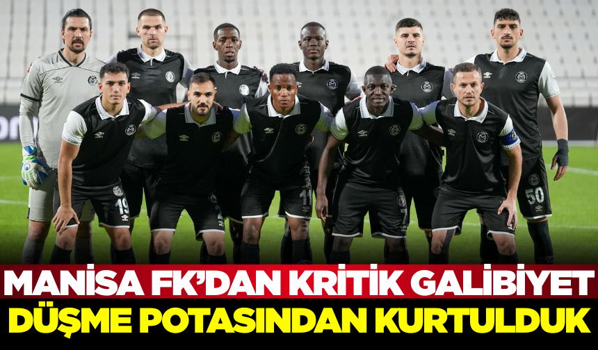 Manisa FK haftalar sonra 3 puan ile buluştu
