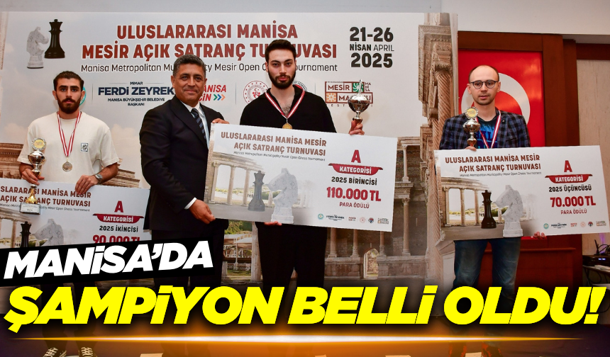 Mesir Festivali Satranç Turnuvasında şampiyon belli oldu!