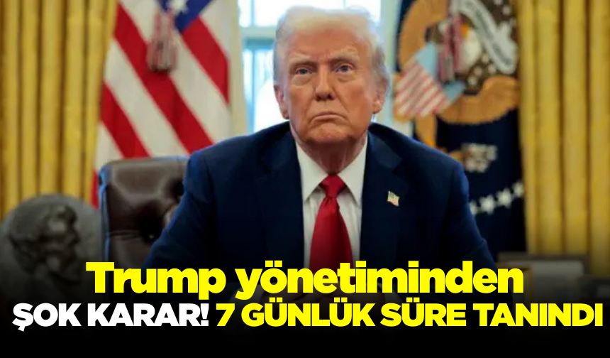 Trump yönetimi kaçak göçmenlerin 7 gün içerisinde ülkeyi terk etmesini öngören bir kararname hazırladı