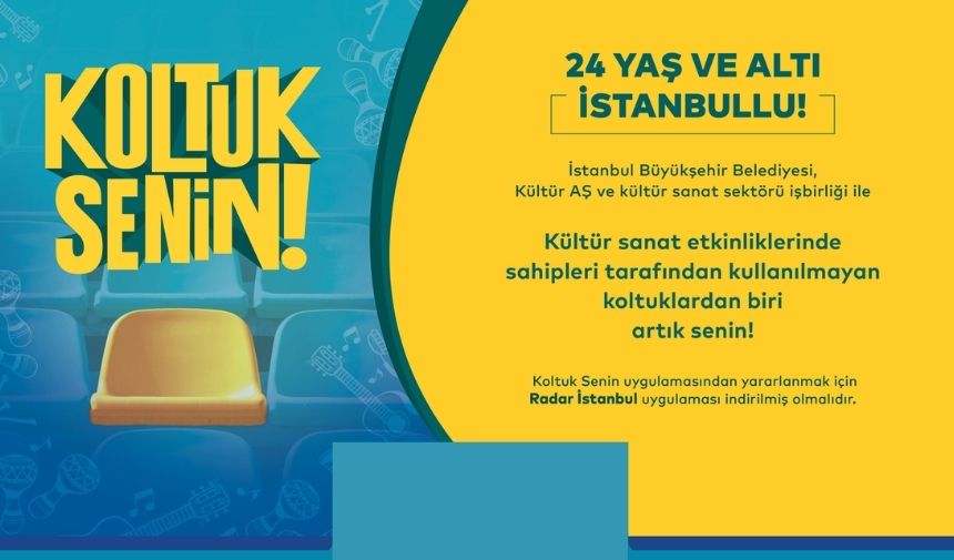 koltuk senin ugulaması ücretsiz konser