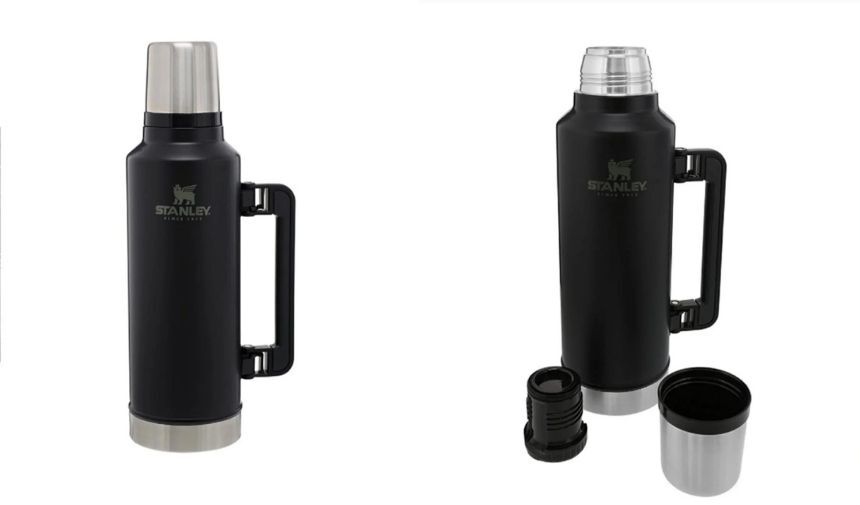 Stanley Klasik Vakumlu Paslanmaz Çelik Termos 1,9 Lt siyah