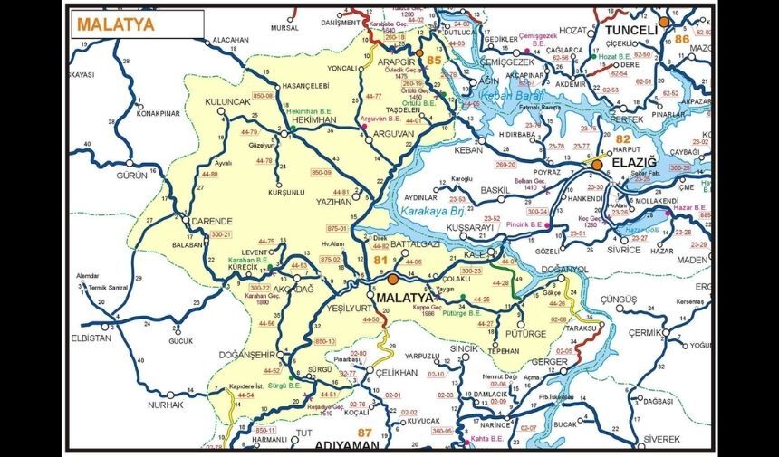 Malatya’nın ilçeleri
