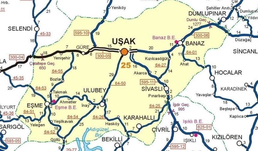uşak ilçeleri-2
