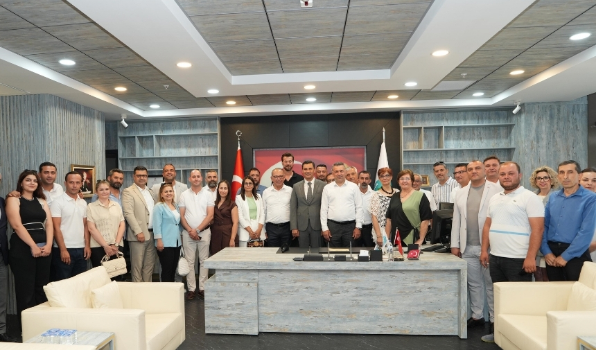 Başkan Zeyrek'e Ziyaret (1)