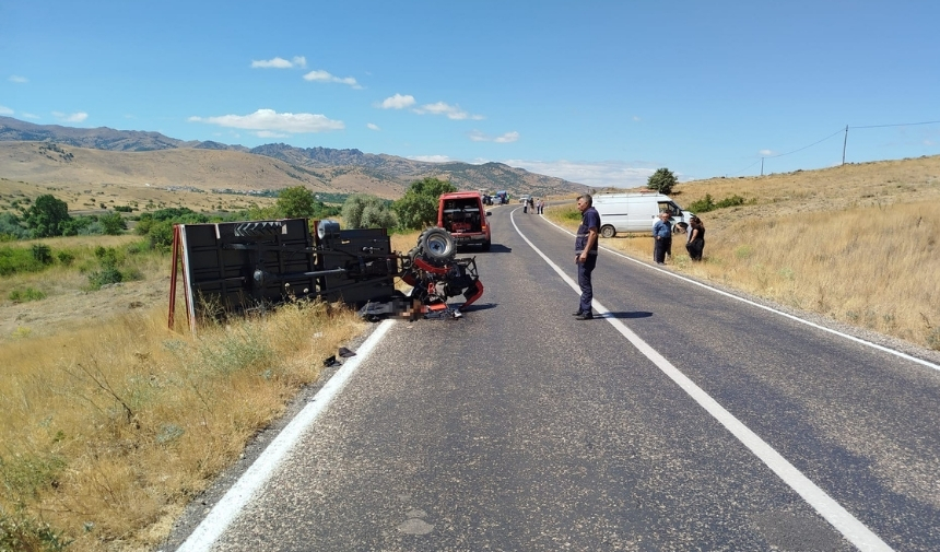 Çapa Motoru Devrildi 1 Ölü, 1 Ağır Yaralı! (1)