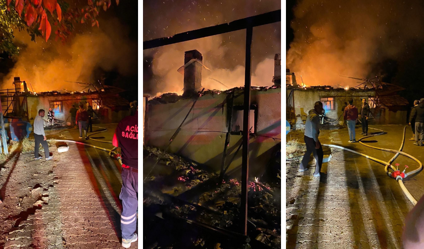 Müstakil Ev Yangında Küle Döndü 11