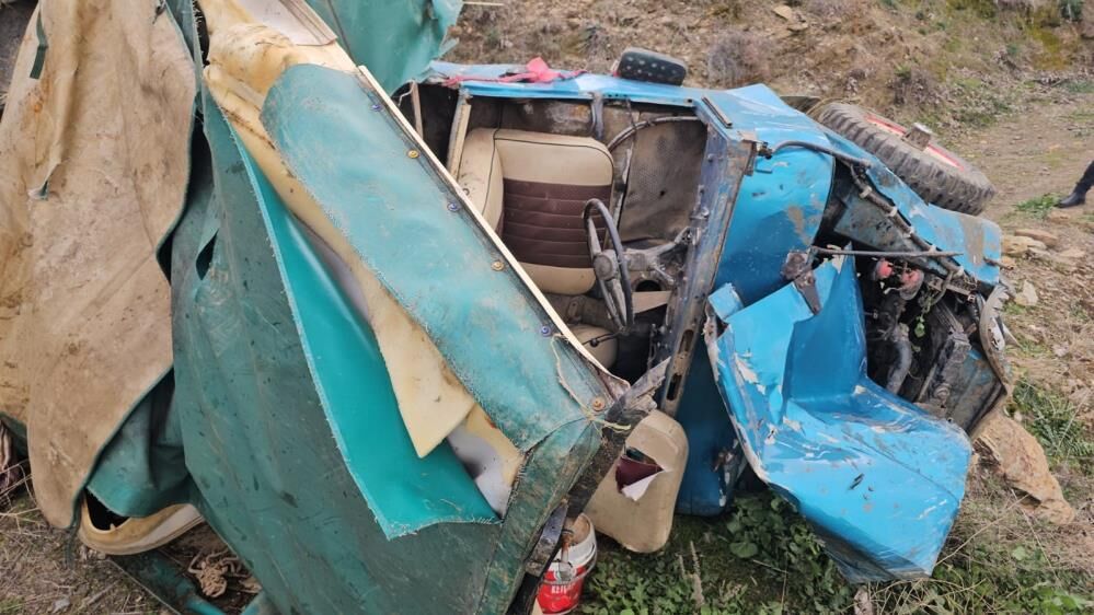 Aydın'da işçileri taşıyan araç uçuruma uçtu! 1 ölü 4 yaralı