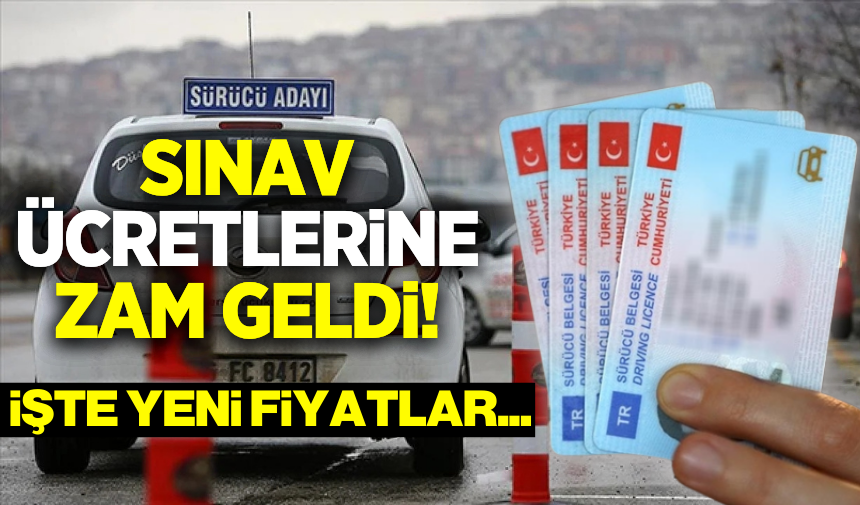 Sinav Ücretlerine Zam Geldi!