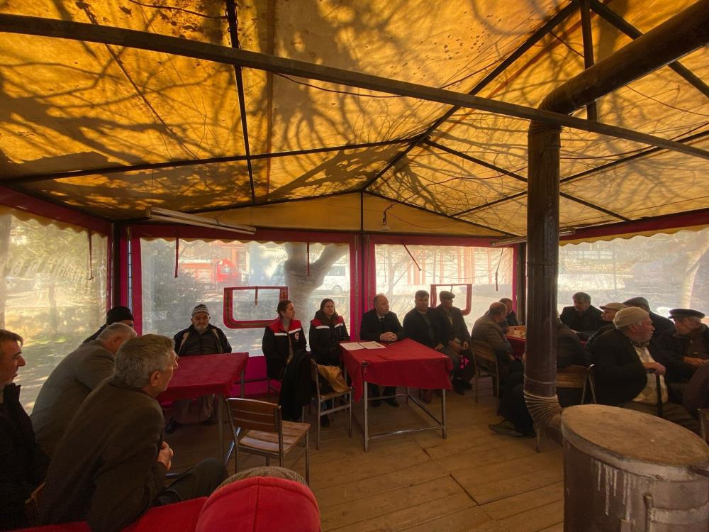 çiftçiler bilgilendirildi