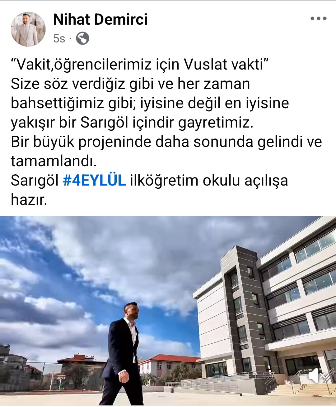 Nihat Demirci sosyal medya paylaşımı