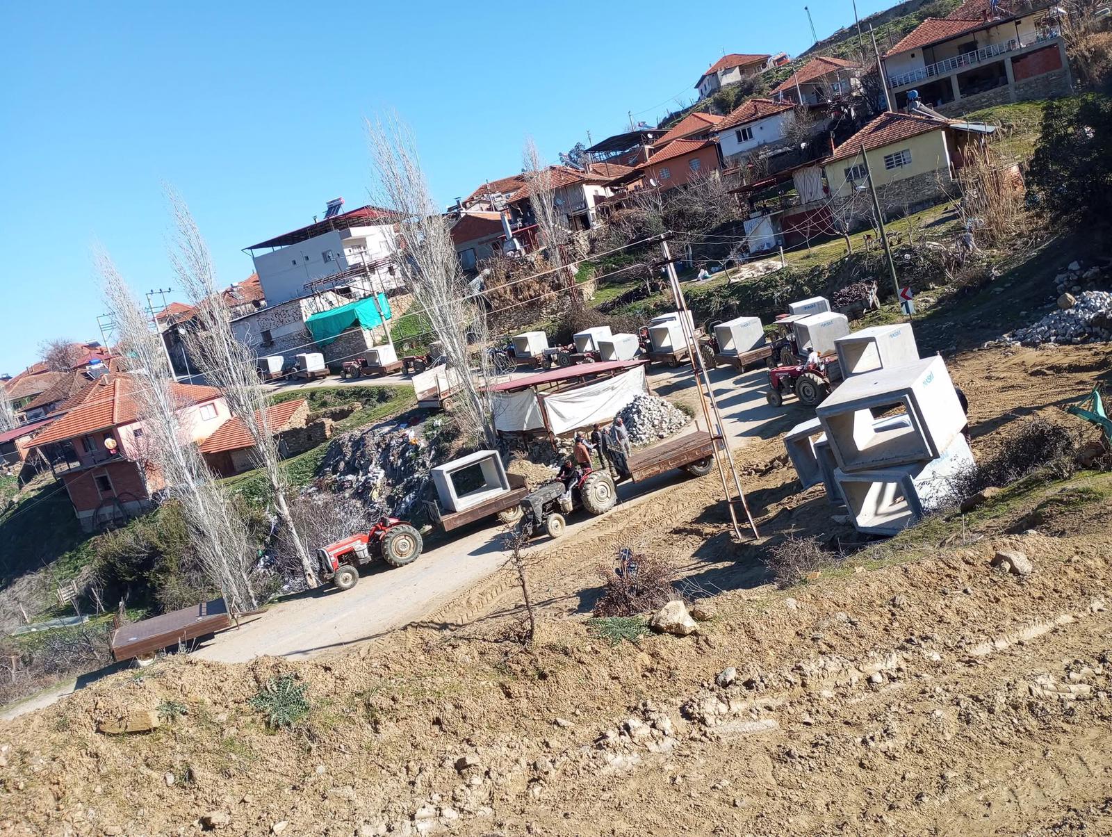 İki Köy Halkı Istedi.manisa Büyükşehir Belediyesi Yapımına Başladı (1)