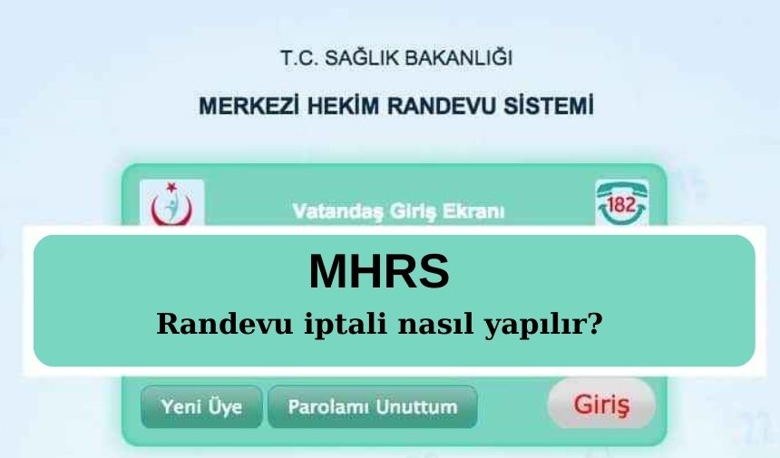 Randevu iptali nasıl yapılır