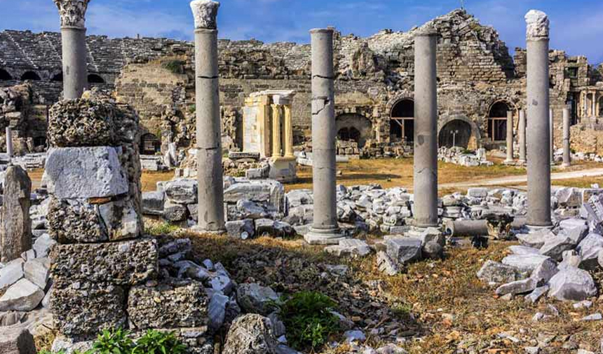 Manavgat Side Antik Kenti Nerede Antalya Side Antik Kentine Nasıl Gidilir Side Antik Kenti Antalya Manavgat