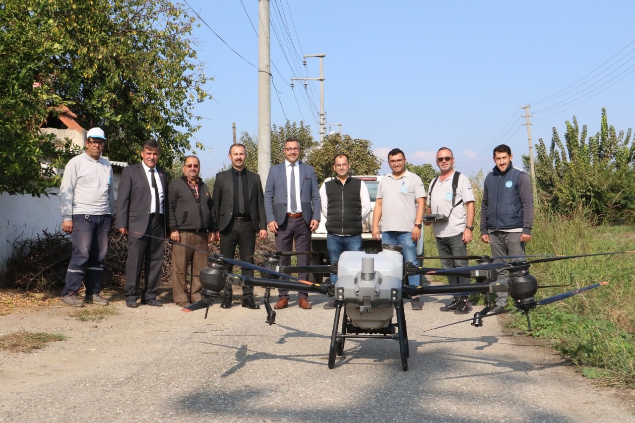 Drone ile haşere mücadelesi manisa