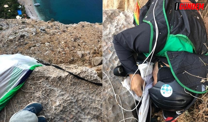 Fethiye'de İngiliz paraşüt pilotu kayalıklara düşerek hayatını kaybetti