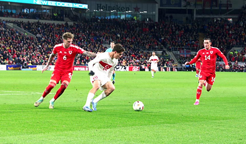 Milliler Elemeleri lider tamamladı Galler Türkiye berabere 1-1