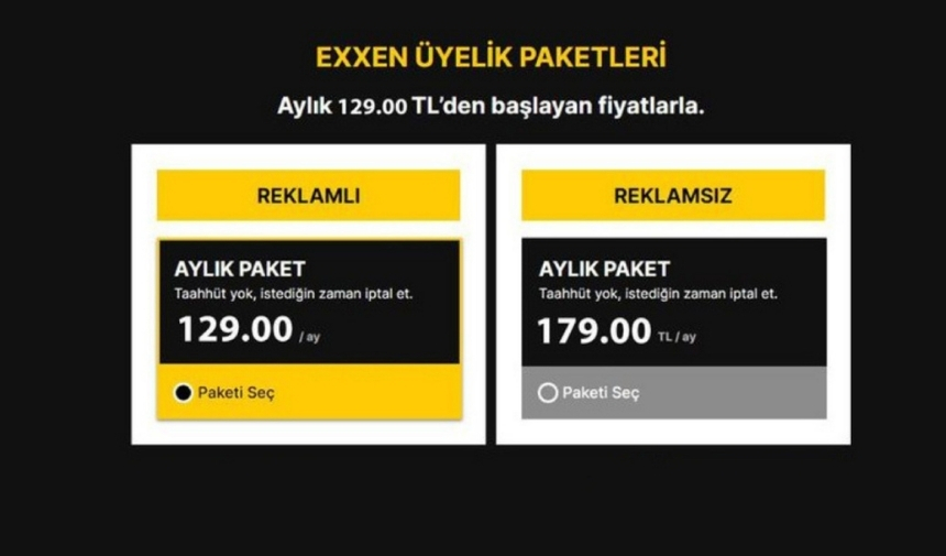 Exxen'den Bir Zam Daha! Exxen Güncel Abonelik Fiyatları Ne Kadar Oldu2024