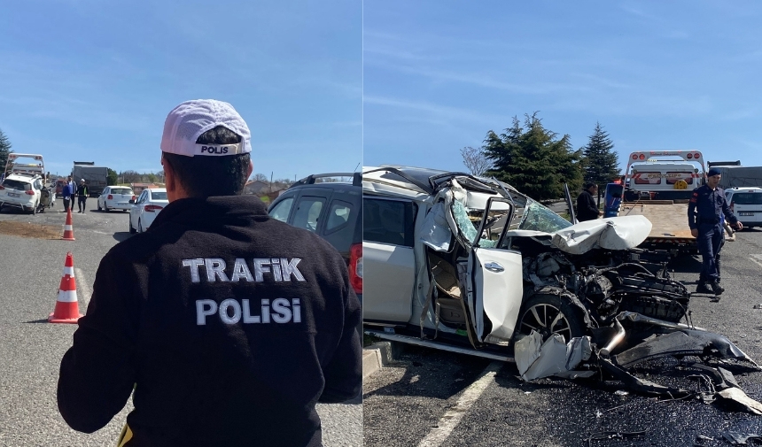 Otomobil Tıra Arkadan Çarptı! (2)