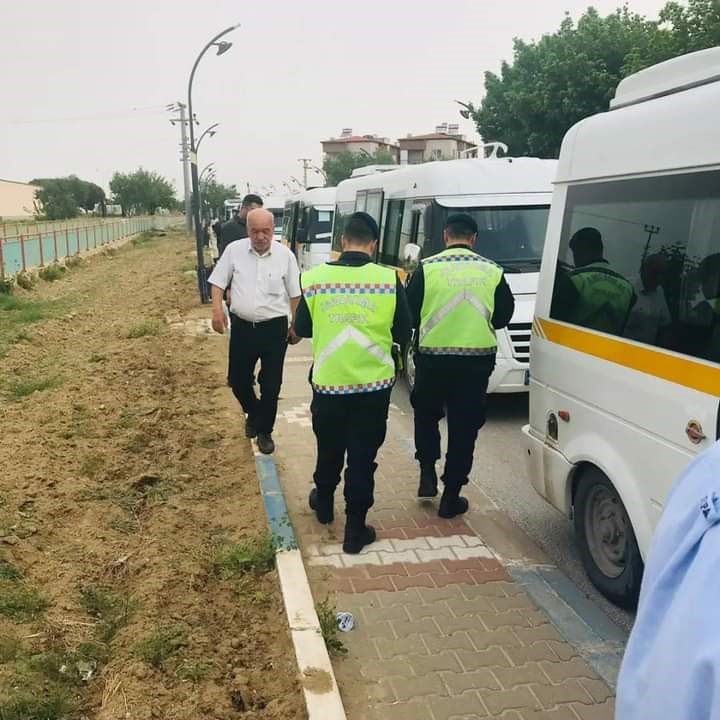 Sarıgöl'de okul servis araçları denetlendi-1