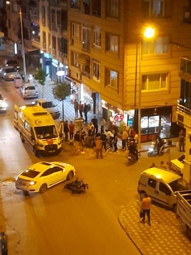 Manisa’da Feci Kaza Otomobil Motosiklet Ile Çarpıştı (4)