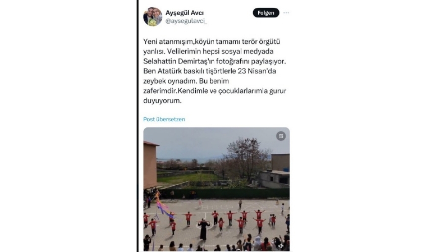 Zeybek Oynayan Öğretmen Ayşegül Avcı Kimdir Neden Gündem Oldu (2)