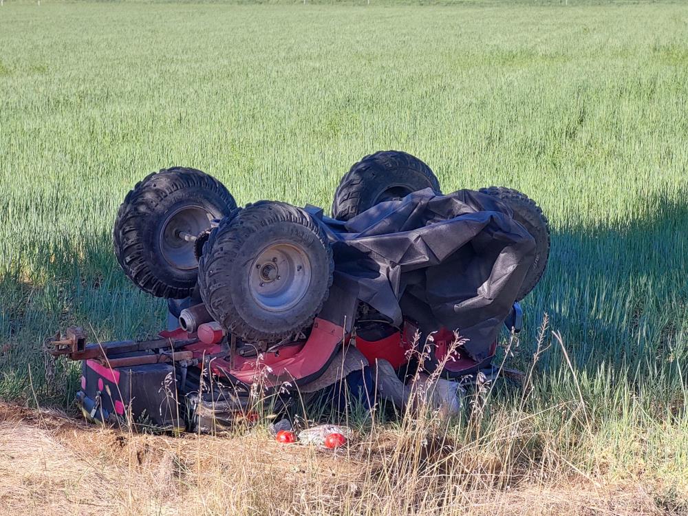 Kontrolden çıkan ATV şarampole devrildi sürücü hayatını kaybetti-1