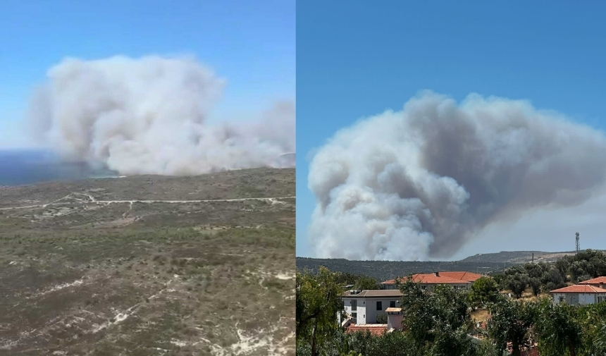 Alaçatı'da Orman Yangını 22