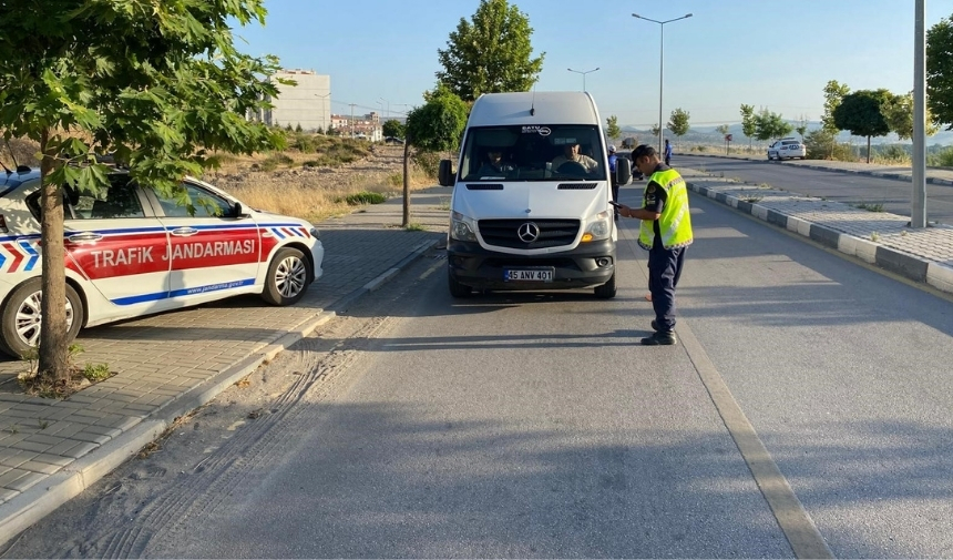 Manisa Jandarmasından Özel Trafik Denetimi! (1)