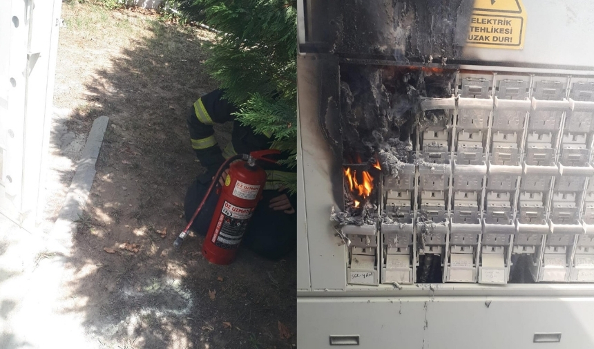 Manisa'da Trafo Patlamalarına Dur Durak Gelmiyor Turgutlu'da Paniğe Yol Açan Patlama! (1)