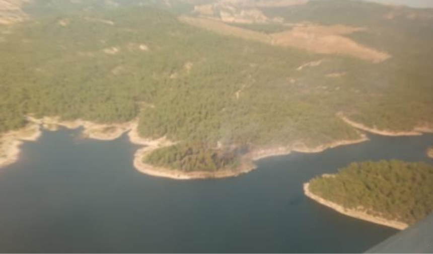 Manisa’daki Orman Yangını Büyümeden Söndürüldü (1)