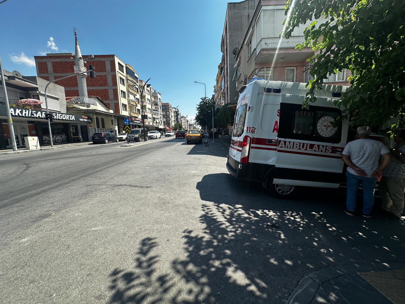 Manisa'da motosiklet kazası sürücü yaralandı-22