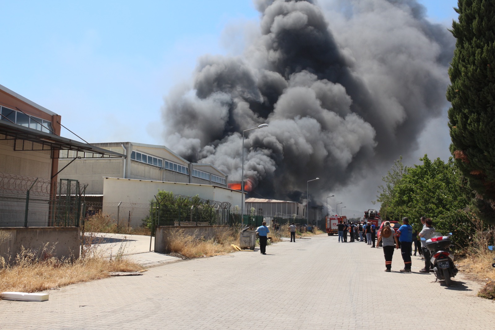 Manisa'da Mobilya Fabrikasında Çıkan Yangın Kontrol Altına Alındı-22