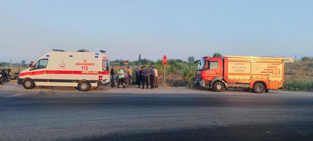 Motosiklet sulama kanalına düştü: 2 ölü