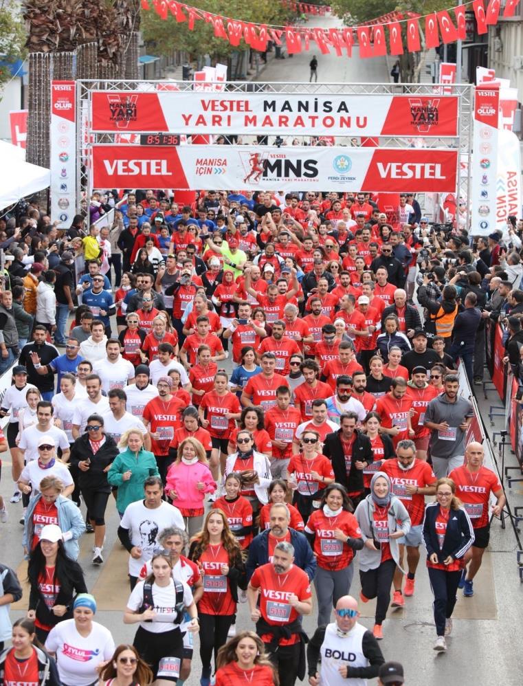 Manisa, Vestel ile üçüncü kez maraton koştu-1