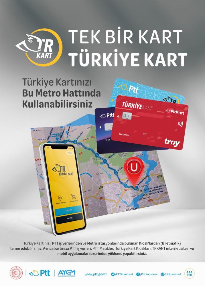 Türkiye Kart'la toplu taşımada yeni dönem!