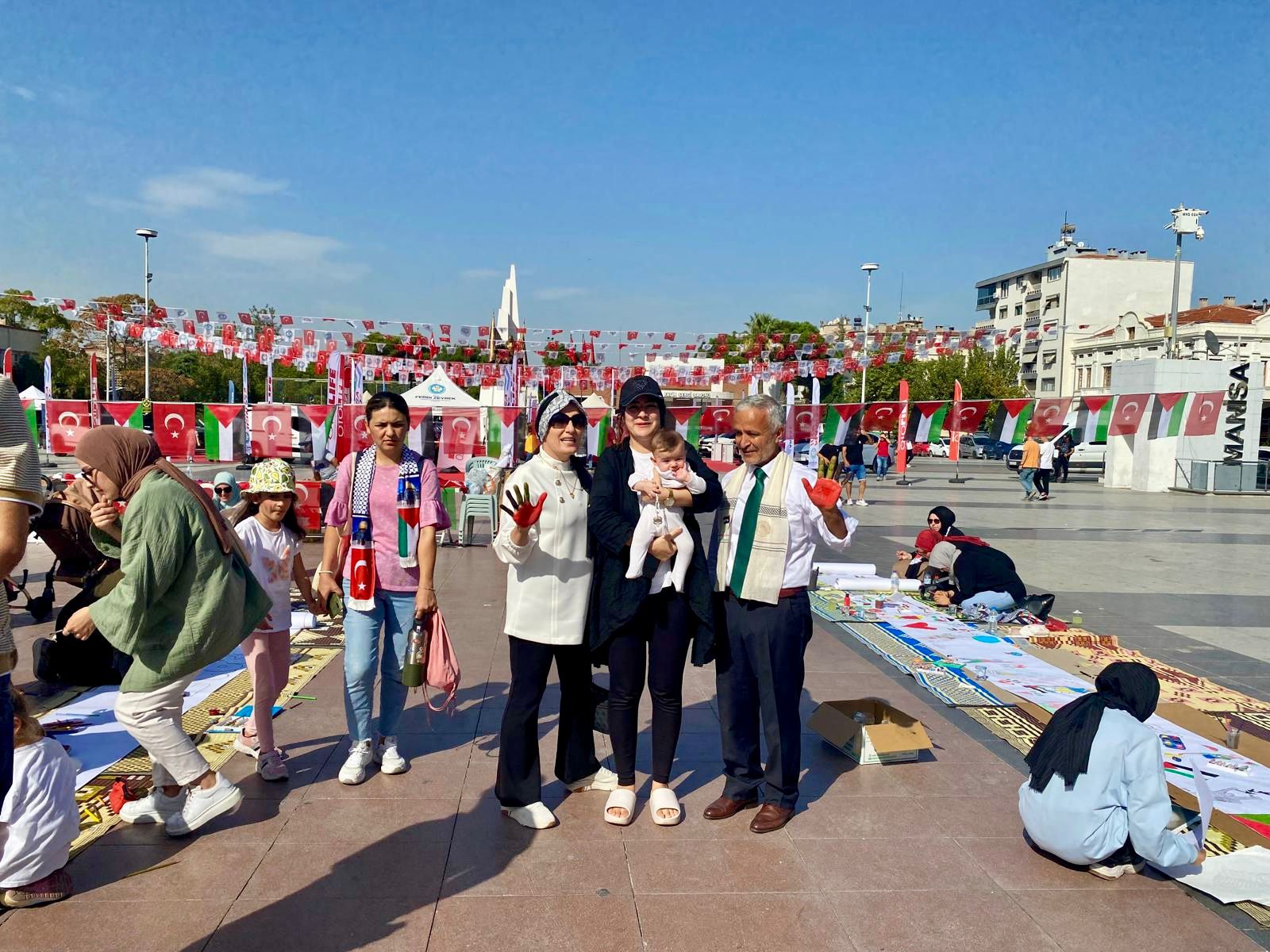 Manisa'da Filistinli Çocuklar İçin Çiz Etkinliği Düzenlendi (8)