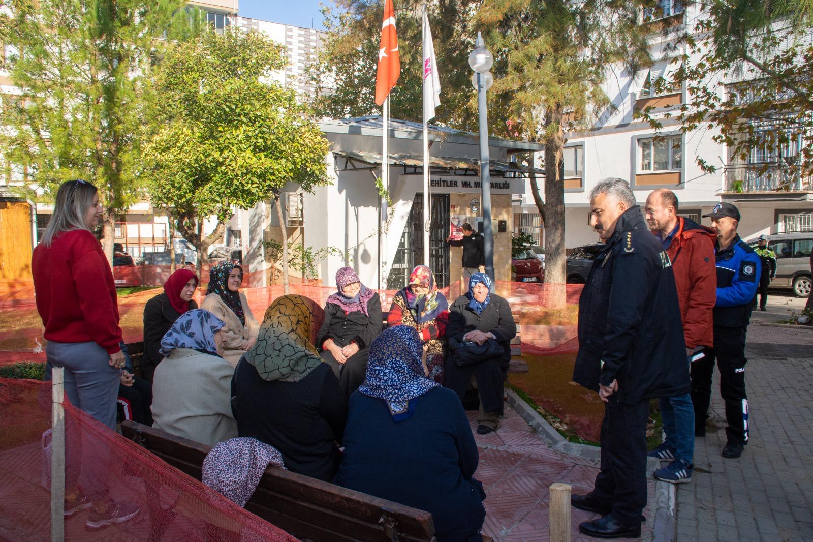 Manisa İl Emniyet Müdürü Aktaş, Şehitler Mahallesi'ni Ziyaret Etti