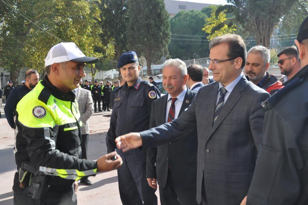 Salihli Emniyeti'ne 17 yeni araç tahsis edildi